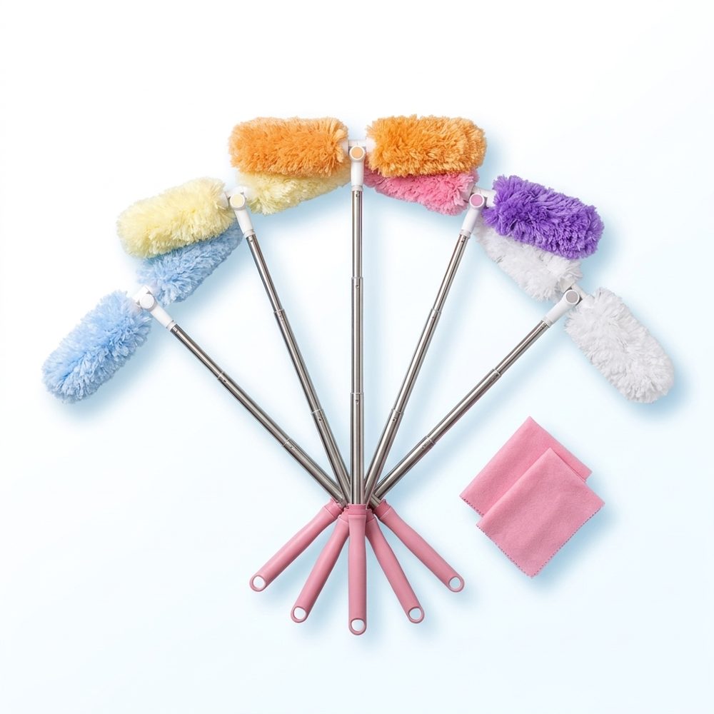 The duster in six colors with two cloths